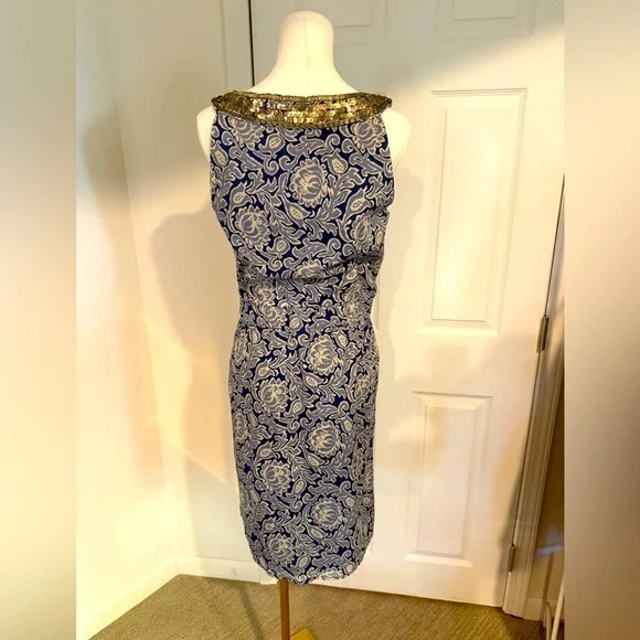 Ann Taylor LOFT Embellished Sleeveless Dress - Size 8 - Picture 3 of 13